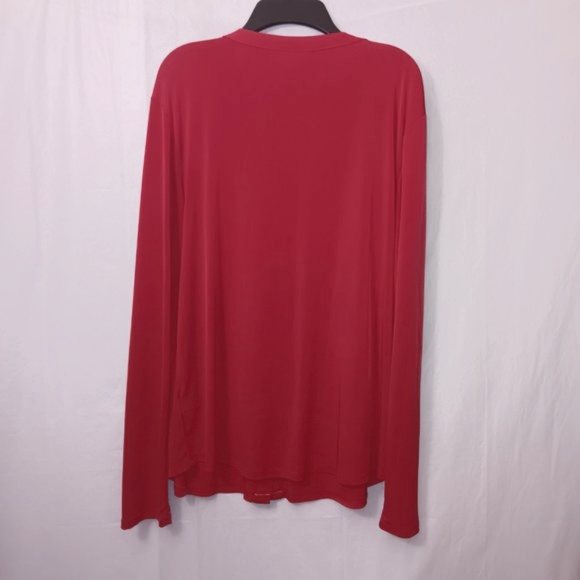 DANA BUCHMAN LOND SLEEVE BUTTON UP BLOUSE - Picture 4 of 10